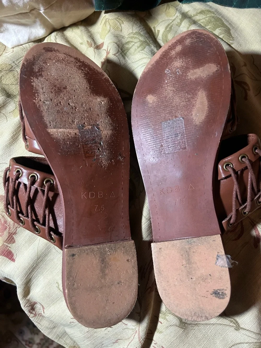 Kelsi Dagger slide sandal brown